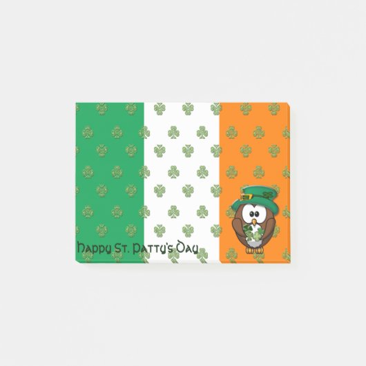 Tag St. Pattys Post-it Klebezettel (Vorderseite)