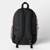 Tag streichen: Abstrakter Chic-Rucksack Bedruckter Rucksack (Rückseite)