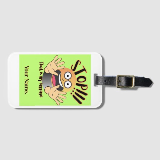 Tag TA01 #DankeYouDad Gepäckanhänger (Vorderseite (Horizontal))