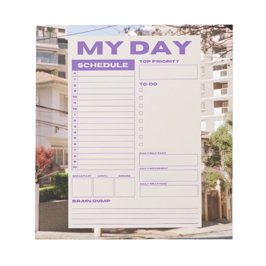 Tag/Tag Notizblock (Vorderseite)