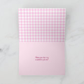 Tag Tasse und Untertasse mit Pfannkuchen Karte (Innenseite)