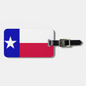 TAG "Texas Flag PERSONALISIERT LUGGAGE" Gepäckanhänger (Vorderseite horizontal)