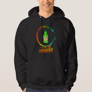 Tag trinken St Patrick's Day Lustigen Sprüche Grap Hoodie