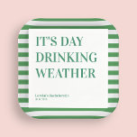 Tag trinken Wetter Funny Bachelorette Serviette<br><div class="desc">Machen Sie Ihren Junggeselinnen-Abschied zu einer unglaublich witzig Angelegenheit mit unseren personalisierten Servietten "It's Day Drinking Weather"! Mit einem frechen Sprichwort, das jedem zum Lachen verhilft, sind diese Servietten die perfekte Ergänzung zu jedem Bachelorette-Bash. Mit einem lustigen und festlichen Design, das mit dem Namen und dem Party der Braut personalisiert...</div>