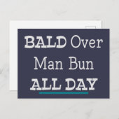 Tag über Mensch bud Postkarte (Vorne/Hinten)