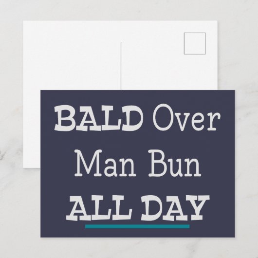 Tag über Mensch bud Postkarte (Vorne/Hinten)