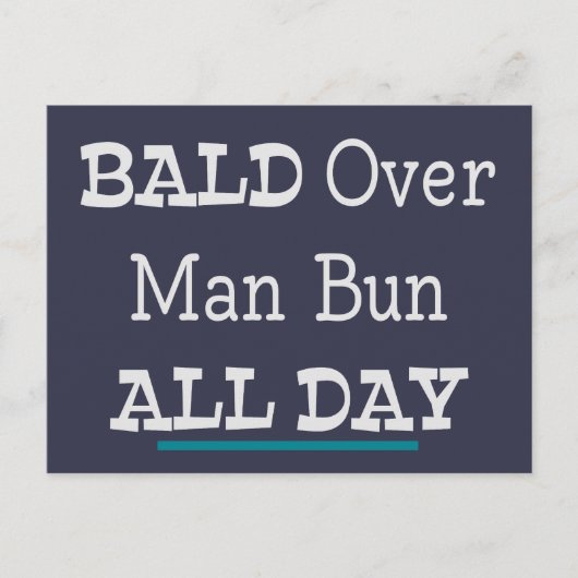 Tag über Mensch bud Postkarte (Vorderseite)