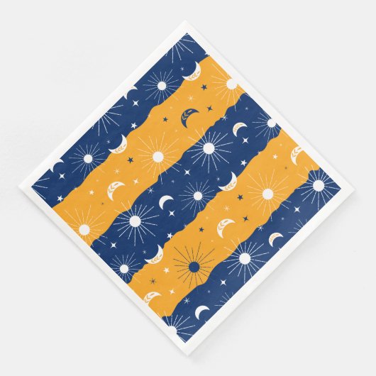 Tag und Nacht 2 Serviette (Ecke)