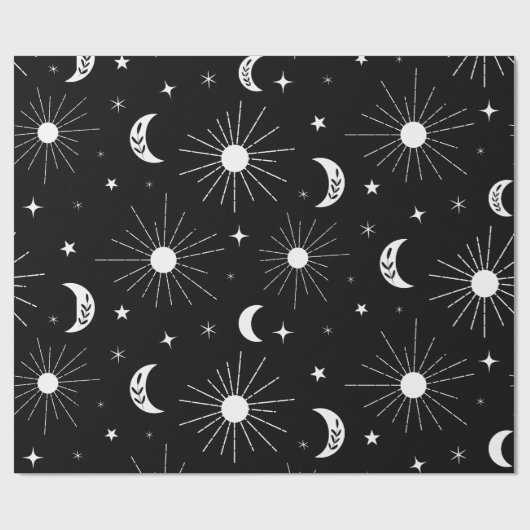 Tag und Nacht 3 Geschenkpapier (Flach)