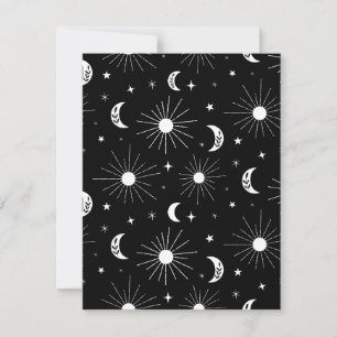 Tag und Nacht 3 Mitteilungskarte