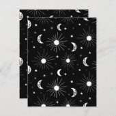 Tag und Nacht 3 Mitteilungskarte (Vorne/Hinten)