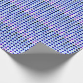 Tag und Nacht (Diamond Checkered) Geschenkpapier (Ecke)