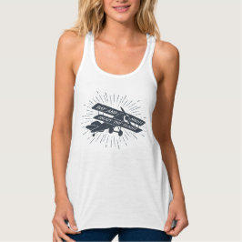 Tag und Nacht genießen Sie den Flug" Panzerspitze Tank Top
