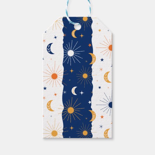 Tag und Nacht Geschenkanhänger (Vorderseite)