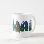 TAG UND NACHT HAWAII GECKOS KAFFEETASSE (VorderseiteRechts)