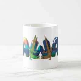 TAG UND NACHT HAWAII GECKOS KAFFEETASSE
