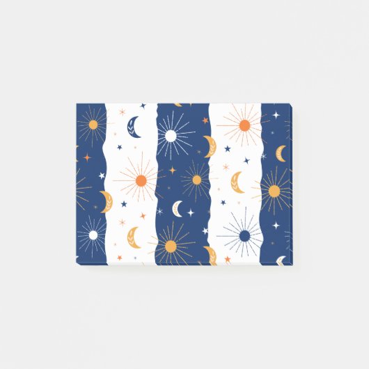 Tag und Nacht Post-it Klebezettel (Vorderseite)