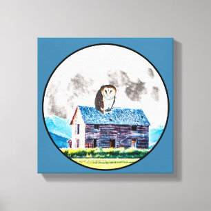 Tag und Nacht sein Leinwanddruck