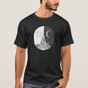 Tag und Nacht Sun Moon World sehen gut grafisch au T-Shirt