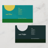 Tag und Nacht Visitenkarte (Vorne/Hinten)