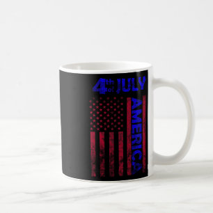 Tag USA Flag 4. Juli Happy Funny Flag Kaffeetasse