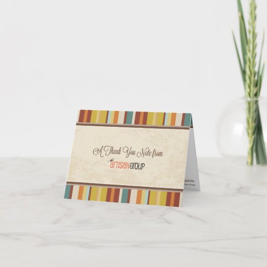 TAG Vielen Dank Hinweis Dankeskarte (Vorderseite)