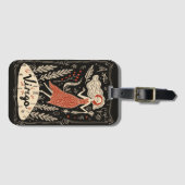 Tag Virgo Celestial Zodiac Art Gepäckanhänger (Vorderseite (Horizontal))