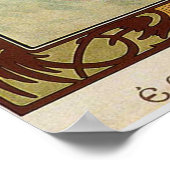 Tag von Alfons Mucha Poster (Ecke)