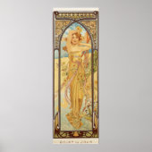 Tag von Alfons Mucha Poster (Vorne)