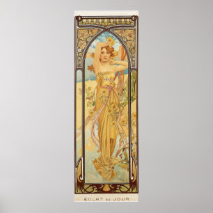 Tag von Alfons Mucha Poster