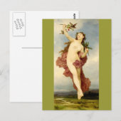 Tag von Bouguereau Postkarte (Vorne/Hinten)