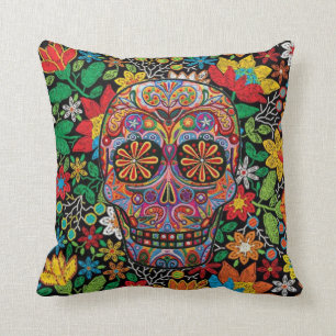 Tag von Los Muertos Kissen