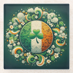 Tag von Saint Patrick/Irland/Irland Glasuntersetzer