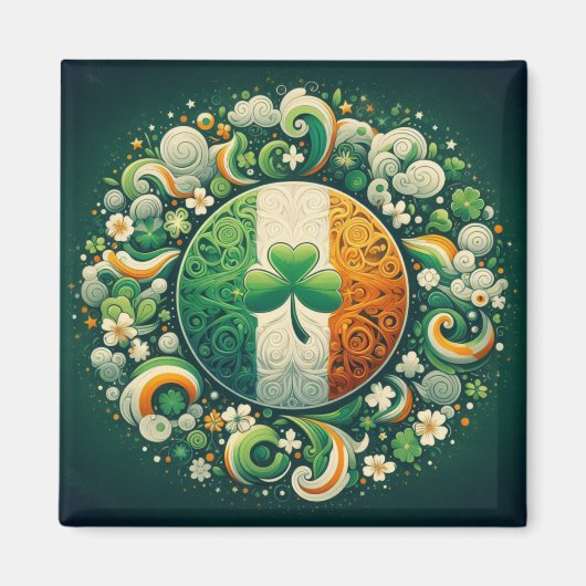 Tag von Saint Patrick/Irland/Irland Magnet (Vorne)