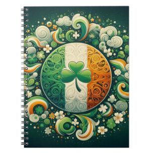 Tag von Saint Patrick/Irland/Irland Notizblock