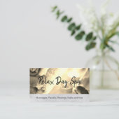 Tag Wellness-Center Bamboo Holzschnitt Terminierun (Stehend Vorderseite)