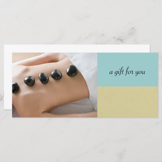 Tag Wellness-Center Geschenkgutscheine (Vorne/Hinten)