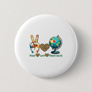Tag zum Schutz der Erde 22. April Recycling Rettet Button