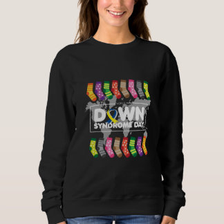 Tag zur Bewusstseinsbildung für das Down-Syndrom. Sweatshirt