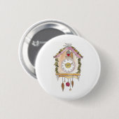 Tag zweiundfünfzig - Kuckucksuhr Button (Vorne & Hinten)