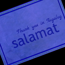 Tagalog Dankeskarte