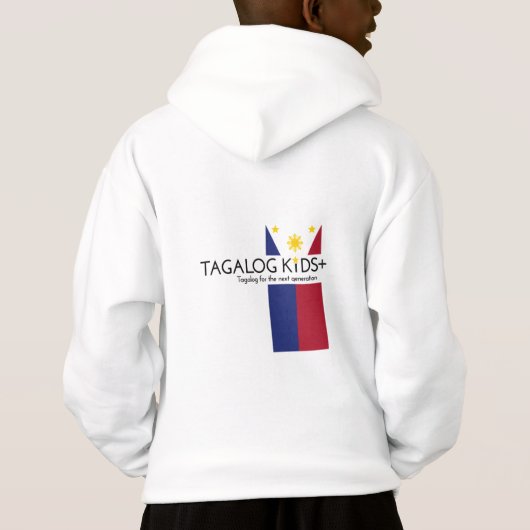 Tagalog Kids+ Kids Sweatshirt (Rückseite)