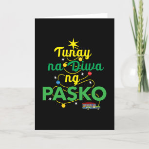 Tagalog Philippinen Geist der Weihnacht Karte