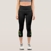 Tagalog Philippinen Geist der Weihnachten Capri Leggings (Vorderseite)