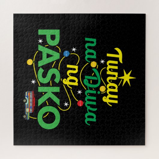 Tagalog Philippinen Geist der Weihnachten Puzzle (Horizontal)