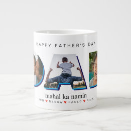 Tagalog Vatertagsgeschenk Mahal Ka Namin Jumbo-Tasse