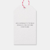 Tagdruck Geschenkanhänger (Rückseite)