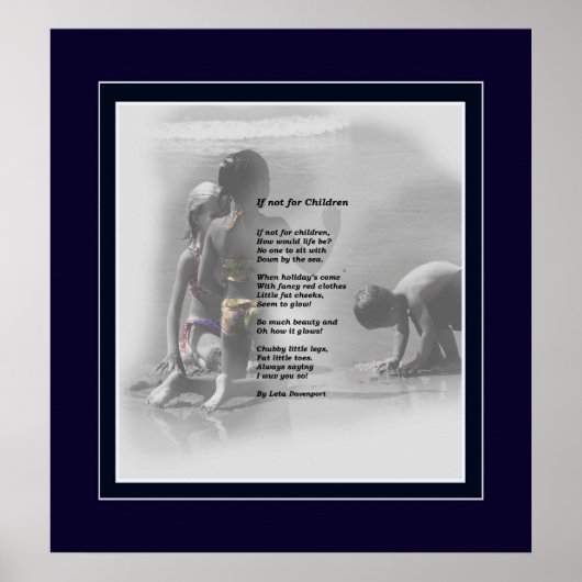 Tage am Strand und am Meer Poster (Vorne)