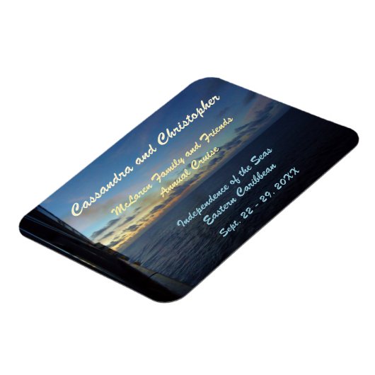 Tage an der Seestateroom-Türmarkierung Magnet (Linke Seite)