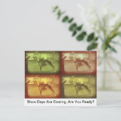 Tage anzeigen postkarte (Stehend Vorderseite)